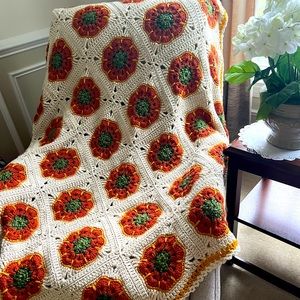 Vintage Crocheted blanket